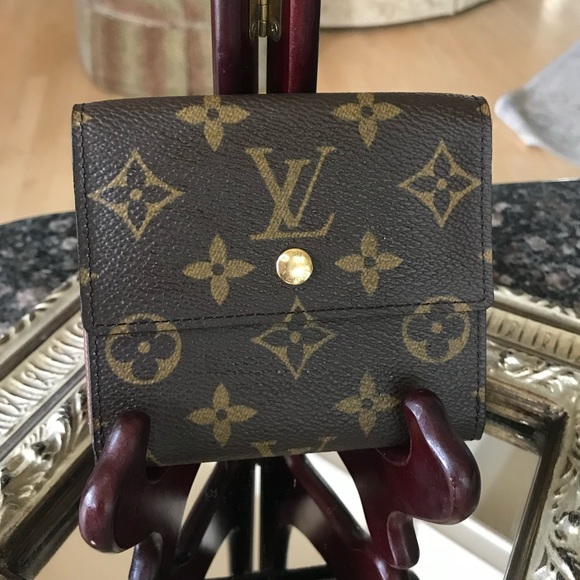 Louis Vuitton Handbags - Exquisite Like New Louis Vuitton Elise Trifold  Compact Wallet Unisex
